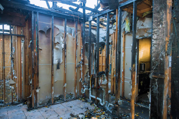 Professional Fire Damage Assessment technician working in Munsons Corners, NY